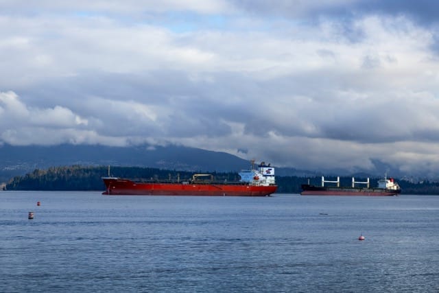 Buque de carga utilizado en operaciones de importación internacional hacia Argentina